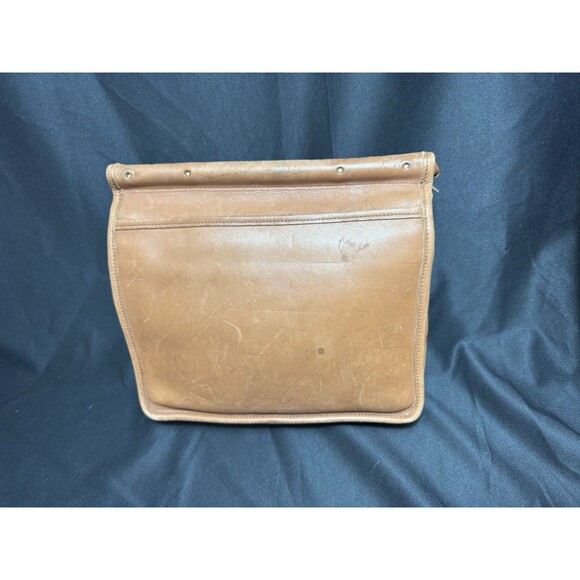 Vintage Coach 9927 Willis Leather Bag British Tan Brass Hardwear  - No Handles - Picture 9 of 13